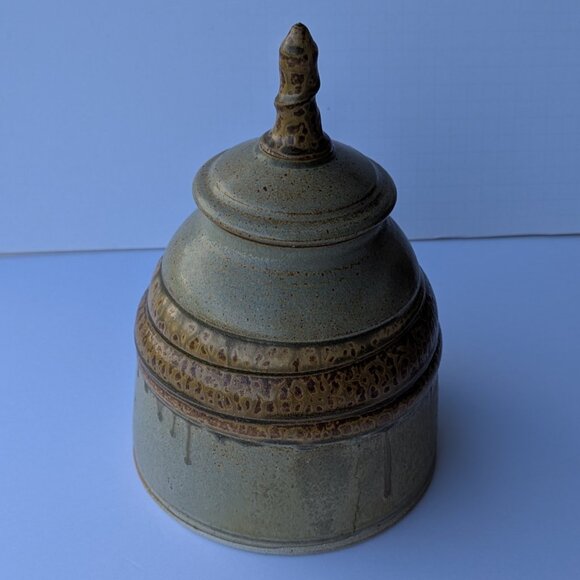 Rare Dotson Honey Bee Hive Jar with Lid - Picture 4 of 15